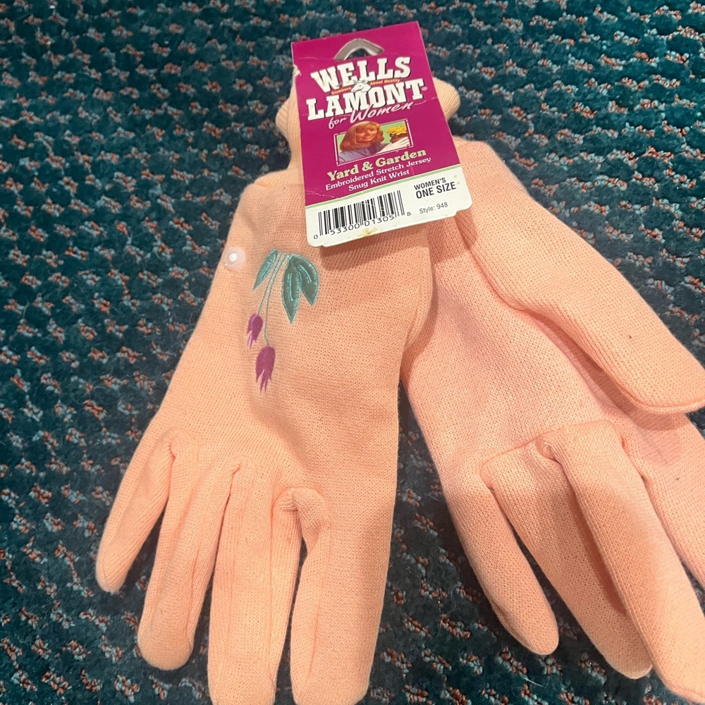 Women's Peach Garden Gloves